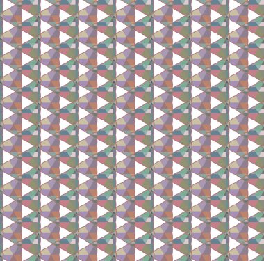 Geometrik süslemeli vektör deseni. Kusursuz tasarım dokusu 