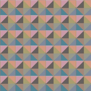 Geometrik süslemeli kusursuz desen. vektör illüstrasyonu