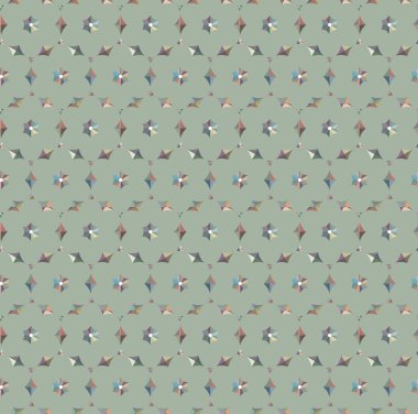 Geometrik süslemeli vektör deseni. Kusursuz tasarım dokusu