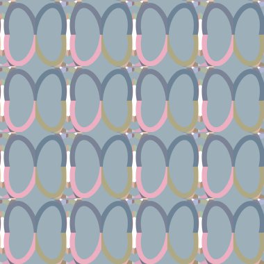 Geometrik süslemeli vektör deseni. Kusursuz tasarım dokusu 