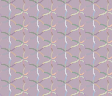 Geometrik süslemeli vektör deseni. Kusursuz tasarım dokusu 