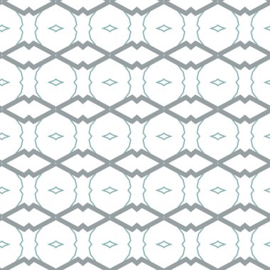 Geometrik süslemeli vektör deseni. Kusursuz tasarım dokusu 