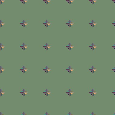 Geometrik süslemeli vektör deseni. Kusursuz tasarım dokusu 