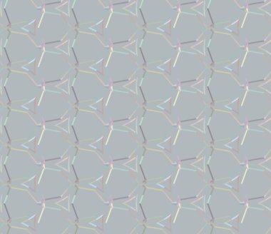 Geometrik süslemeli vektör deseni. Kusursuz tasarım dokusu 