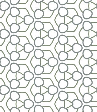Geometrik süslemeli vektör deseni. Kusursuz tasarım dokusu