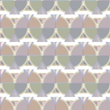 Geometrik süslemeli vektör deseni. Kusursuz tasarım dokusu