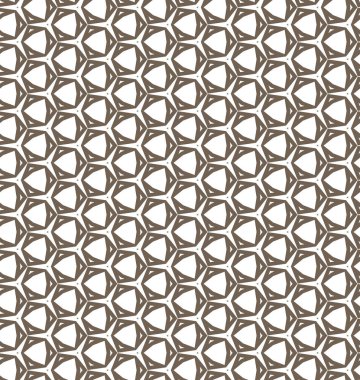 Geometrik süslemeli vektör deseni. Kusursuz tasarım dokusu 