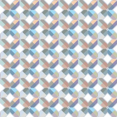 Geometrik süslemeli vektör deseni. Kusursuz tasarım dokusu 