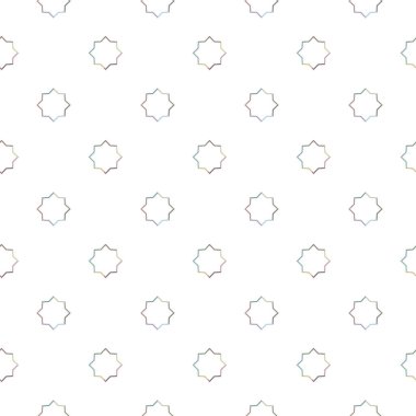 Geometrik süslemeli vektör deseni. Kusursuz tasarım dokusu