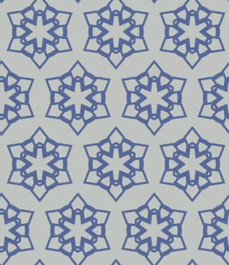 Geometrik süslemeli vektör deseni. Kusursuz tasarım dokusu 