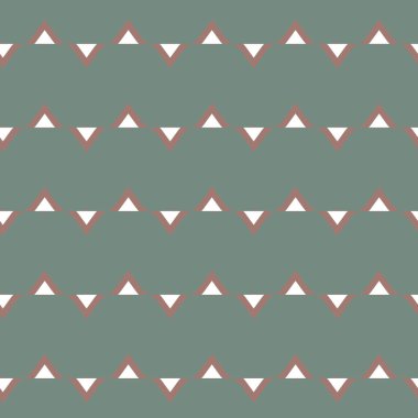 Geometrik süslemeli vektör deseni. Kusursuz tasarım dokusu