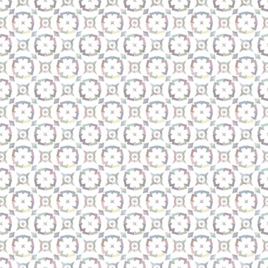 Geometrik süslemeli vektör deseni. Kusursuz tasarım dokusu
