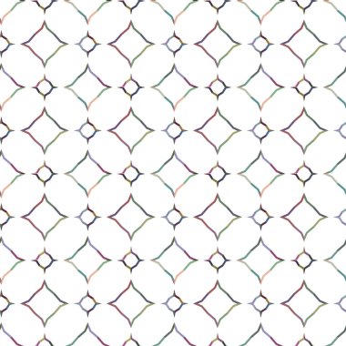 Geometrik süslemeli vektör deseni. Kusursuz tasarım dokusu 