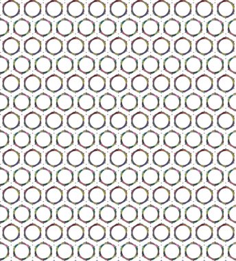 Geometrik süslemeli vektör deseni. Kusursuz tasarım dokusu 