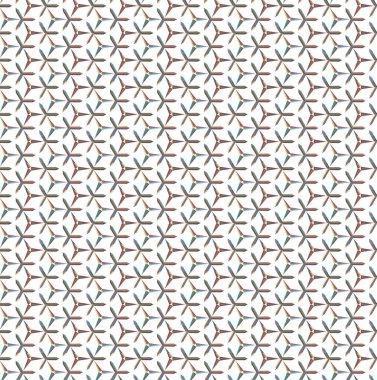 Geometrik süslemeli vektör deseni. Kusursuz tasarım dokusu 