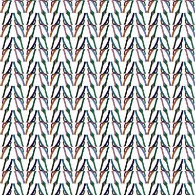 Geometrik süslemeli vektör deseni. Kusursuz tasarım dokusu 