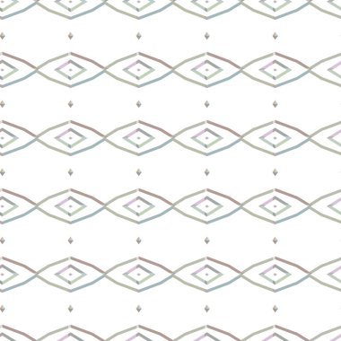 Geometrik süslemeli vektör deseni. Kusursuz tasarım dokusu 