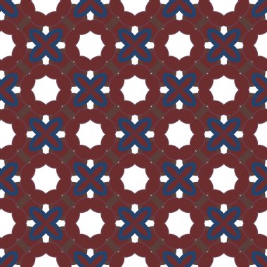Geometrik süslemeli vektör deseni. Kusursuz tasarım dokusu