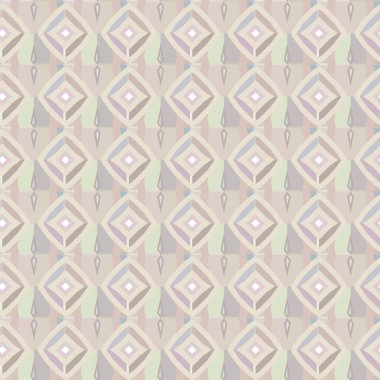 Geometrik süslemeli vektör deseni. Kusursuz tasarım dokusu 
