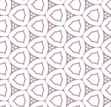 Geometrik süslemeli vektör deseni. Kusursuz tasarım dokusu 