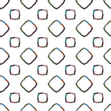Geometrik süslemeli kusursuz desen. vektör illüstrasyonu