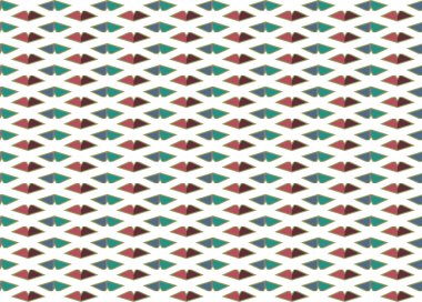 Geometrik süslemeli vektör deseni. Kusursuz tasarım dokusu 