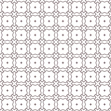 Geometrik süslemeli vektör deseni. Kusursuz tasarım dokusu 