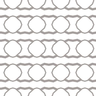 Geometrik süslemeli vektör deseni. Kusursuz tasarım dokusu 