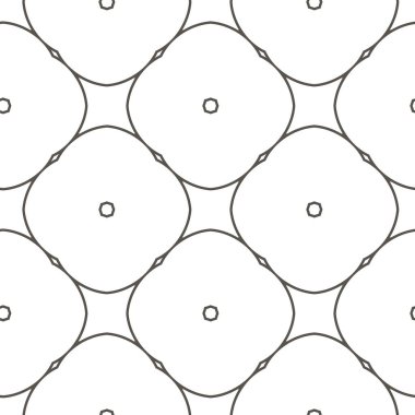 Geometrik süslemeli vektör deseni. Kusursuz tasarım dokusu 