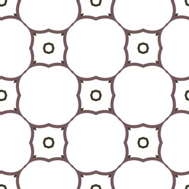Geometrik süslemeli vektör deseni. Kusursuz tasarım dokusu 