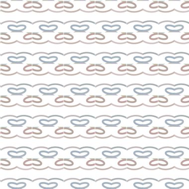 Geometrik süslemeli vektör deseni. Kusursuz tasarım dokusu 