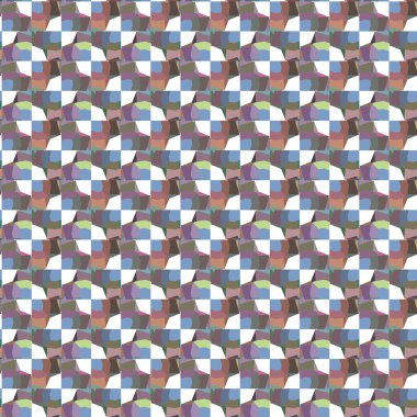 Geometrik süslemeli vektör deseni. Kusursuz tasarım dokusu 