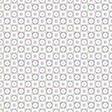 Geometrik süslemeli vektör deseni. Kusursuz tasarım dokusu 