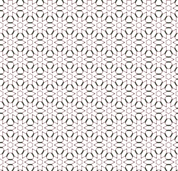 Geometrisches Ornamentales Vektormuster Nahtlose Design Textur — Stockvektor