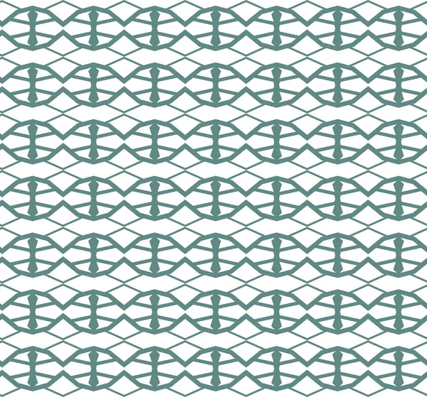 Geometrisches Ornamentales Vektormuster Nahtlose Design Textur — Stockvektor