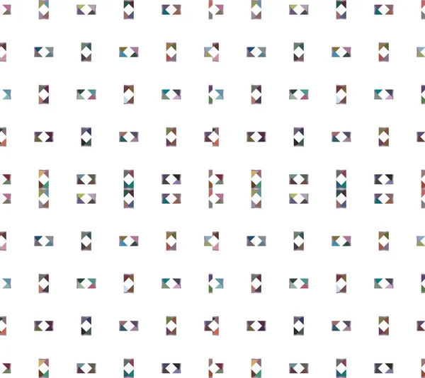 Motif Sans Couture Avec Des Éléments Géométriques Illustration Vectorielle — Image vectorielle