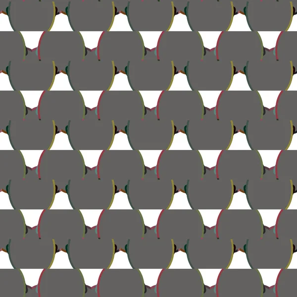 Geometrisches Ornamentales Vektormuster Nahtlose Design Textur — Stockvektor