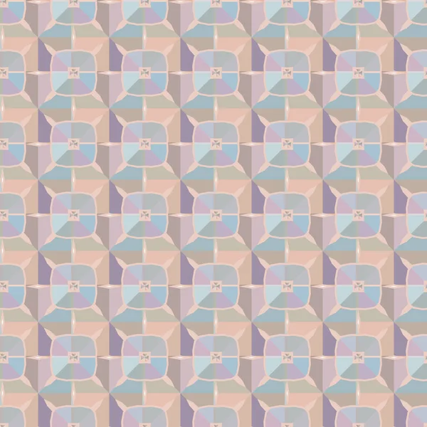 Patrón Vectorial Ornamental Geométrico Textura Diseño Sin Costuras — Vector de stock