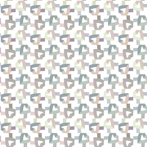 Geometrisches Ornamentales Vektormuster Nahtlose Design Textur — Stockvektor