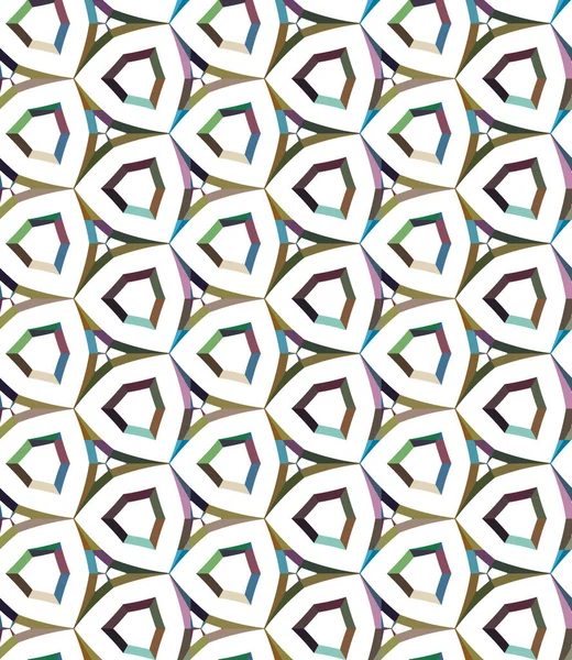 Patrón Vectorial Ornamental Geométrico Textura Diseño Sin Costuras — Archivo Imágenes Vectoriales