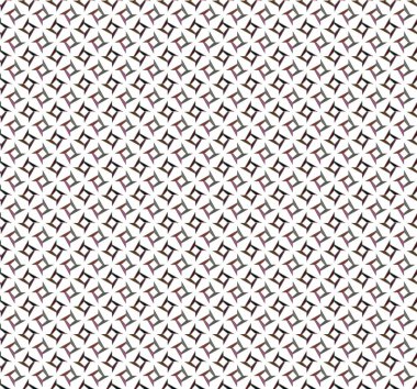Geometrik süslemeli vektör deseni. Kusursuz tasarım dokusu 