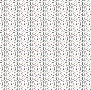 Geometrik süslemeli vektör deseni. Kusursuz tasarım dokusu 
