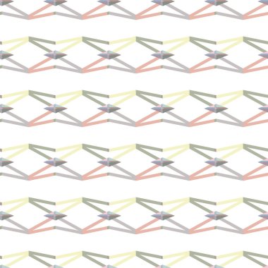 Geometrik süslemeli vektör deseni. Kusursuz tasarım dokusu 