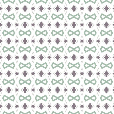 Geometrik süslemeli vektör deseni. Kusursuz tasarım dokusu