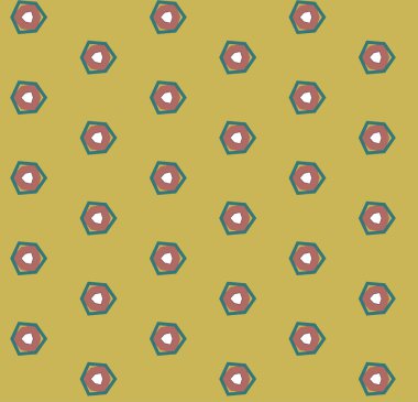 Geometrik süslemeli vektör deseni. Kusursuz tasarım dokusu