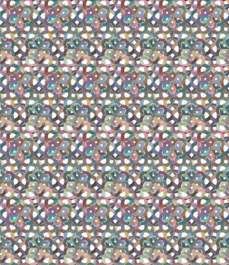 Soyut geometrik şekilli kusursuz desen