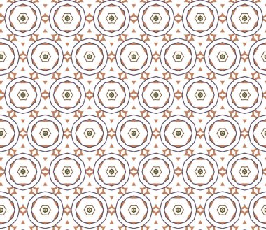Geometrik süslemeli vektör deseni. Kusursuz tasarım dokusu 