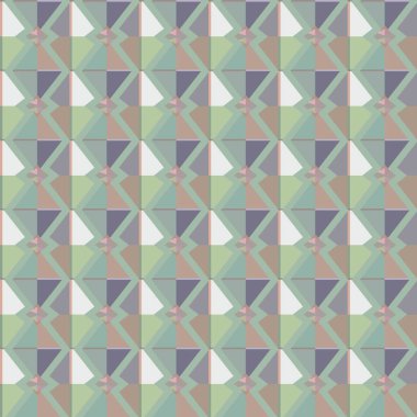 Geometrik süslemeli vektör deseni. Kusursuz tasarım dokusu