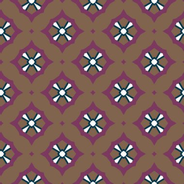 Geometrik süslemeli vektör deseni. Kusursuz tasarım dokusu 