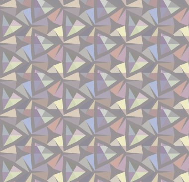 Geometrik süslemeli vektör deseni. Kusursuz tasarım dokusu 